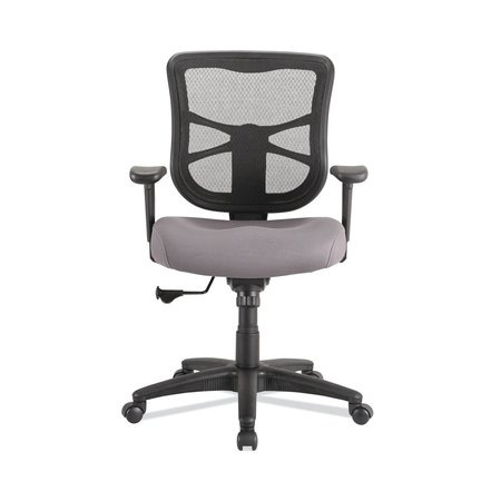 ALERA Elusion Series Mesh Mid-Back Swivel/Tilt Chair, Up to 275 lb, 17.9" to 21.8" Seat Height, Gray Seat ALEEL42BME40B